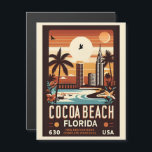 Cocoa Beach City Floride ligne de côte cadeaux<br><div class="desc">Découvrez la plage de Cocoa, nichée le long de la magnifique côte de Floride. Avec ses plages de sable immaculé et ses eaux cristallines, Cocoa Beach offre un cadre parfait pour vos produits personnalisés. Laissez votre créativité exploser en customisant des objets inspirés du soleil, du surf et du style de...</div>