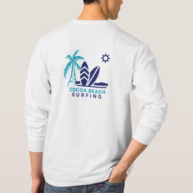 Cocoa Beach Floride Surf T-Shirt (Dos)