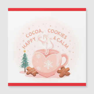 Cocoa, Cookies & Calm – T-Shirt de Noël pastel CoT