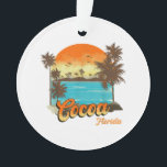 Cocoa Florida Beach Vacances été Palm Sunset<br><div class="desc">Cocoa Florida Beach Vacances été Palm Sunset</div>