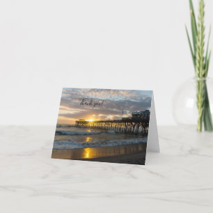 Cocoa Pier 1er Sunrise 2017 Carte de remerciements