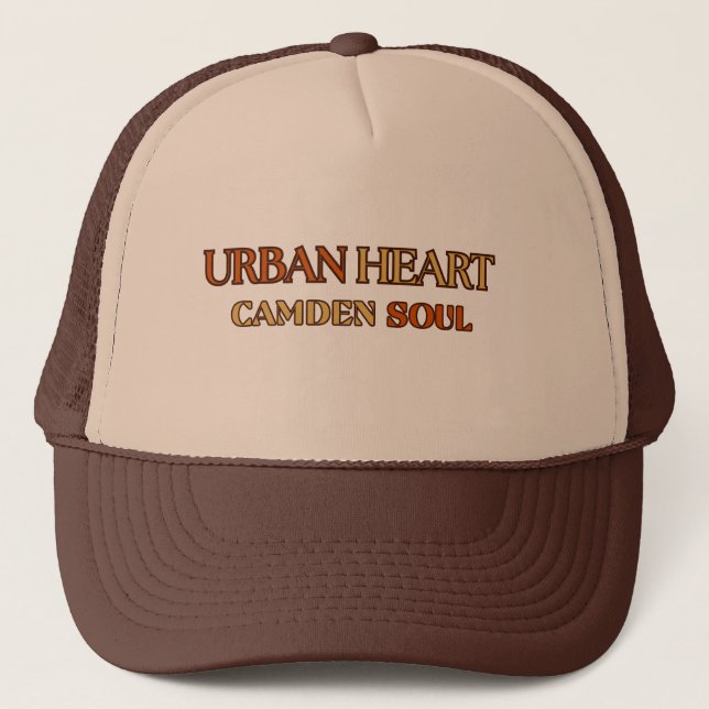 CODE 08102, URBAN HEART Marron Tan Casquette Truck (Devant)