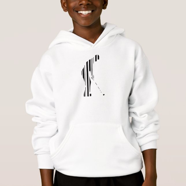 CODE BARRE GOLF Golfeur Golf Sports Motif Design (Devant)