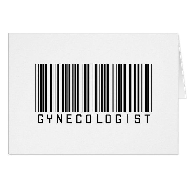 Code barres de gynécologue (Devant horizontal)