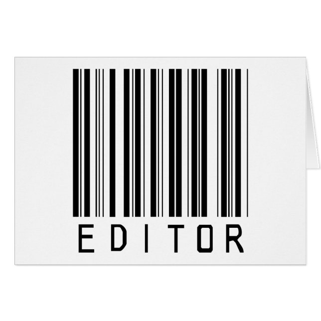 Code barres de rédacteur (Devant horizontal)