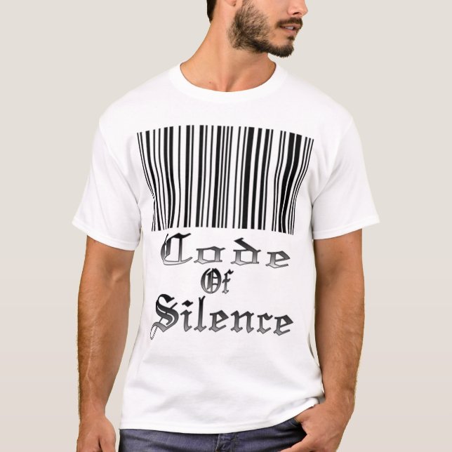 Code de T-shirt de silence (Devant)