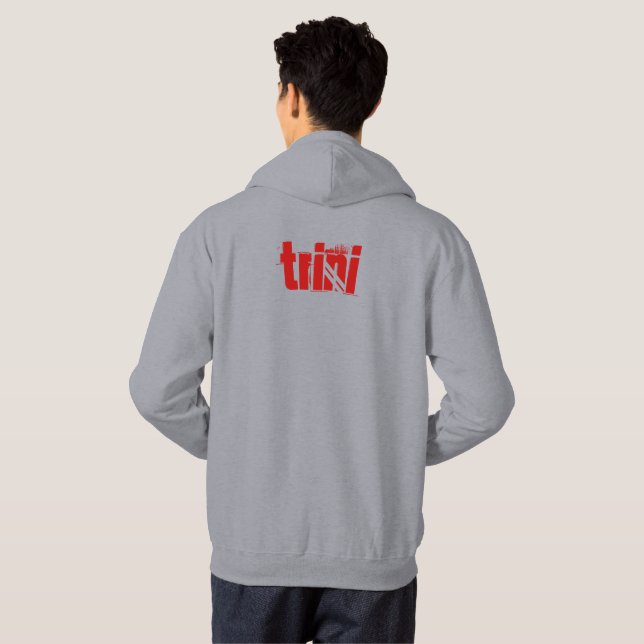 Code de zone Trini Sweat - shirt à capuche 868 (Dos entier)