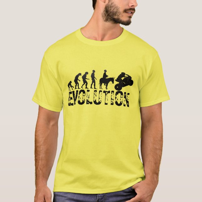 Code Evolution du Biker Funny Pun T-Shirt - Cool (Devant)