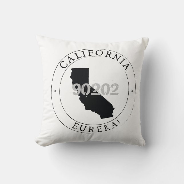 Code postal de Californie Coussin (Recto)