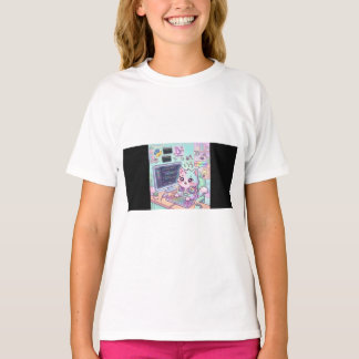 Code & Purr T-shirt Chat Mignon Programmeur | Kawa
