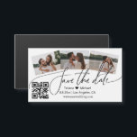 code qr 3 photos collage enregistrer la date aiman<br><div class="desc">élégant code qr trois photos collage enregistrer la date aimant</div>