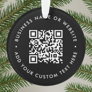 Code QR Black Business Modern Christmas