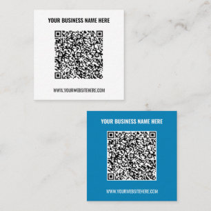 Code QR Carte de visite vos informations et couleu