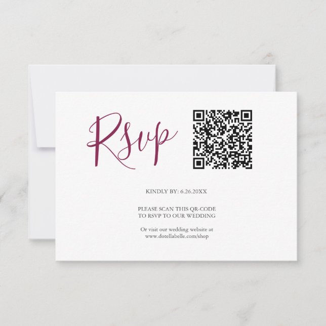 Code QR Cartes RSVP Bourgogne (Devant)