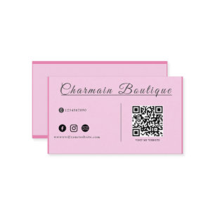 Code QR Connectez-vous avec nous, Carte de visite 