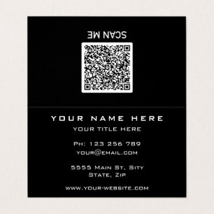 Code QR Couleurs personnalisées et Carte de visite