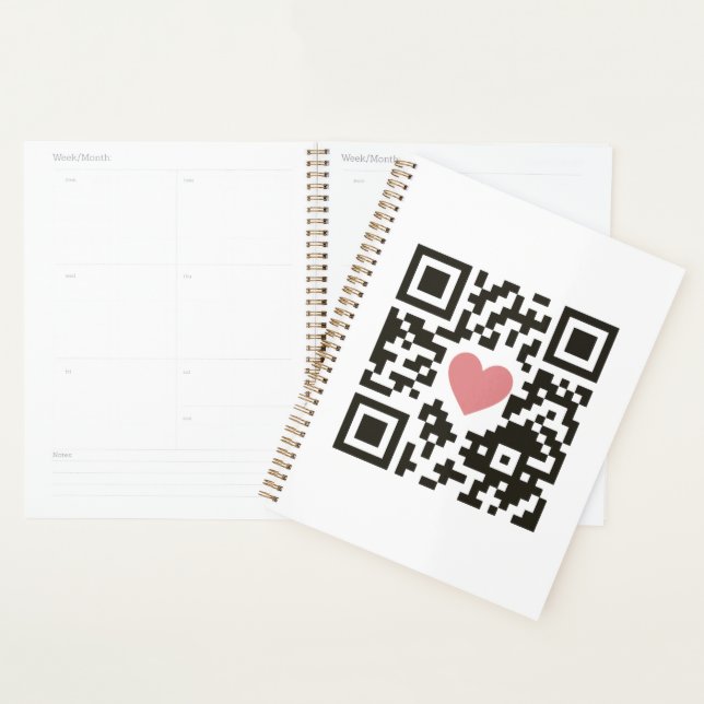 Code QR d'amour (Devant avec enveloppe)