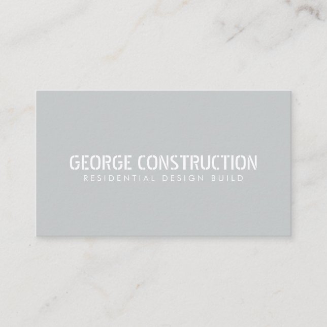 Code QR de carte de visite de construction audacie (Devant)