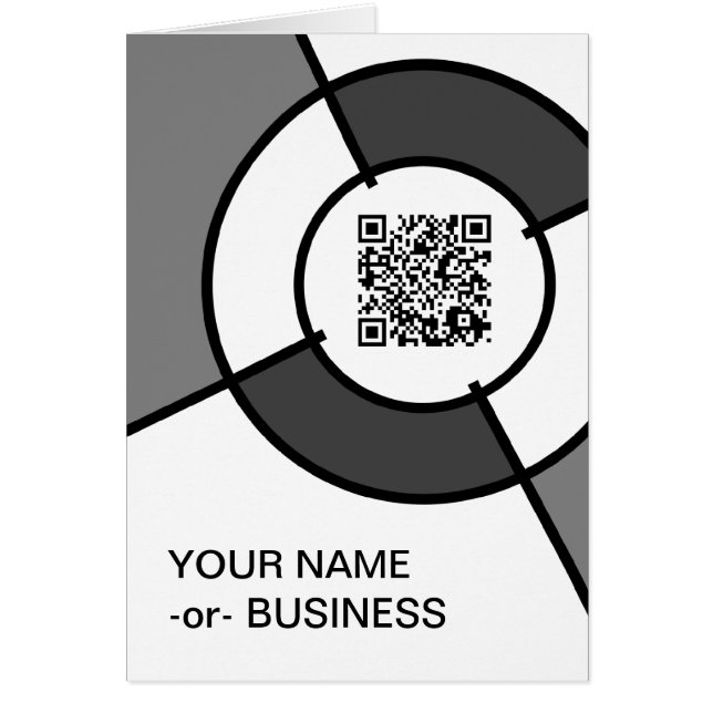 code QR de centre cible (Devant)