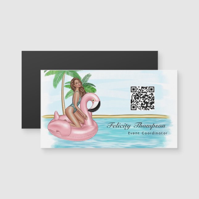 Code QR de coordinateur d'événement (Devant / Derrière)
