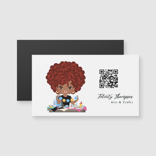 Code QR de la reine d'art (Devant / Derrière)