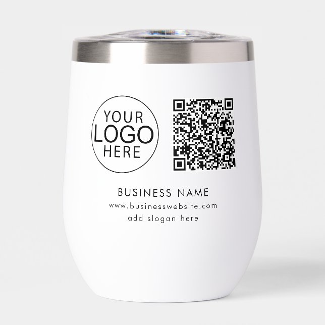 Code QR de logo d'entreprise pour les événements d (Avant)