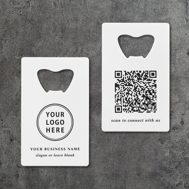 Code QR de logo d'entreprise promotionnel (Créateur téléchargé)