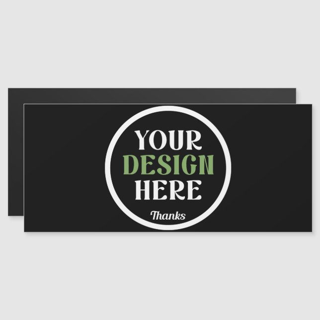 Code QR de logo noir personnalisé pour la marque c (Devant / Derrière)