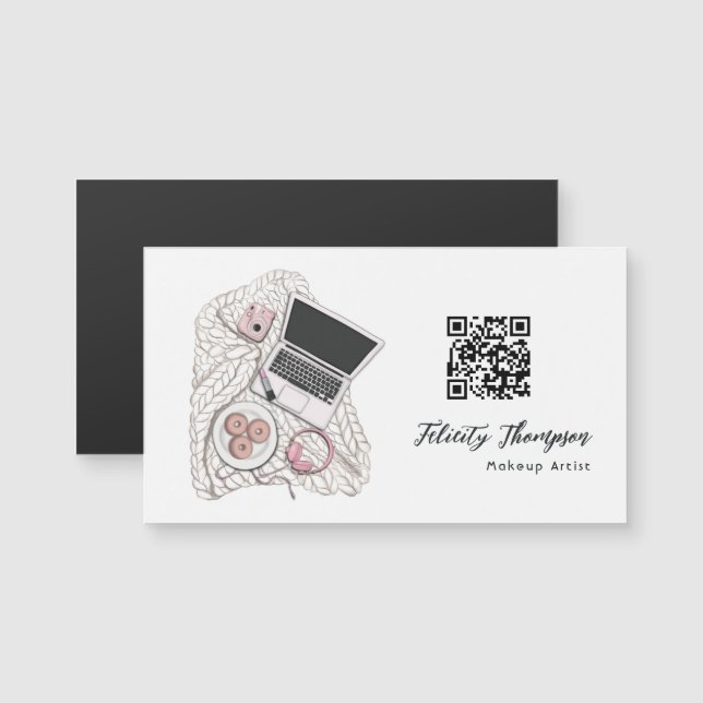 Code QR de maquillage (Devant / Derrière)