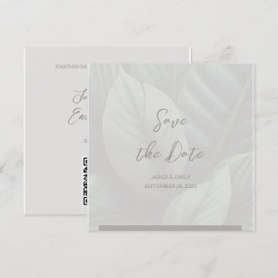 Code QR de mariage Invitation de sauvegarde de dat