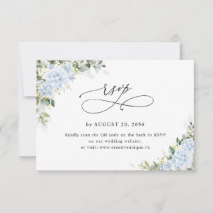Code QR de réponse pour un site web de mariage ave