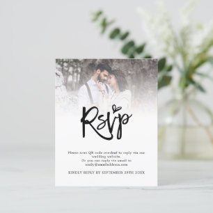 Code QR de script budgétaire Photo de mariage Cart
