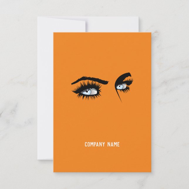 Code QR d'entreprise Orange Direct Promo (Devant)