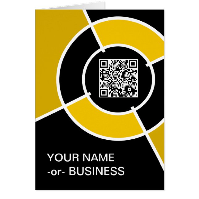 code QR du bullseye orange (Devant)