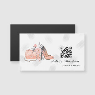 Code QR du concepteur de mode rose
