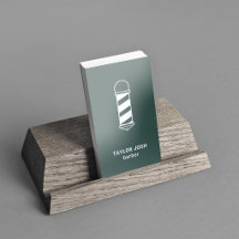 Code QR élégant pour barbier avec feuille d'argent