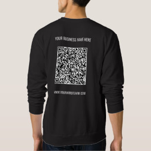 Code QR et texte personnalisé Votre Sweatshirt pro