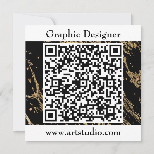 Code QR Invitation d'événements professionnels (Devant)