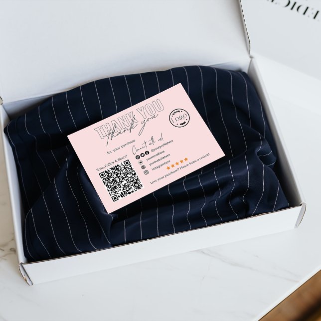 Code QR logo des médias sociaux merci aux entrepri (Créateur téléchargé)