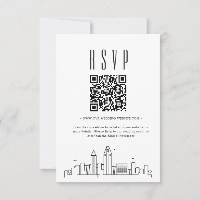 Code QR Mariage San Diego RSVP (Devant)
