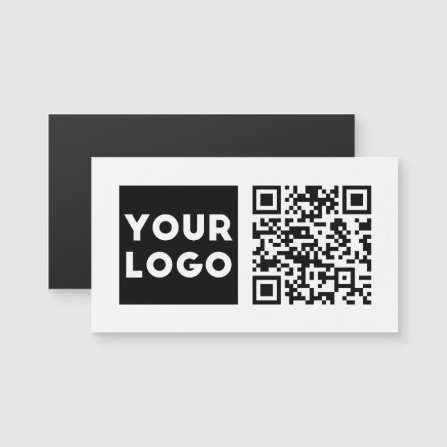 Code QR modifiable et logo ou image de votre entre (Devant / Derrière)