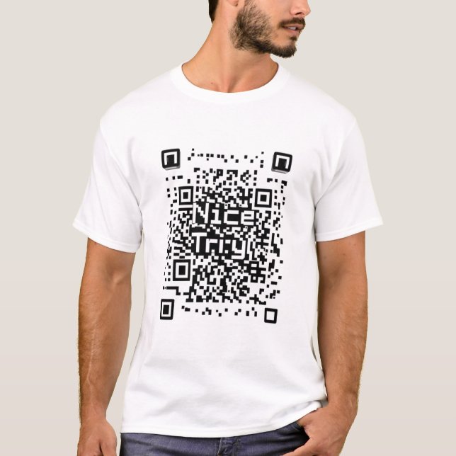 Code QR "NICE TRIP" pour T-Shirt (Devant)