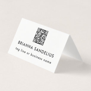 Code QR noir et blanc moderne Professionnel