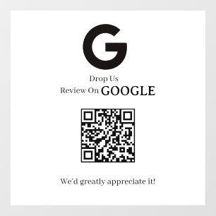 Code QR   Panneau d'affichage des avis Google pour