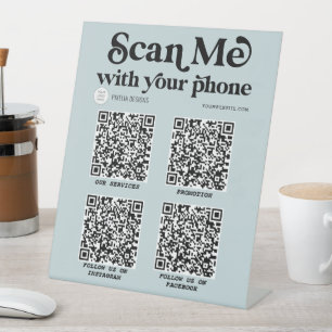 Code QR panneau d'entreprise, Lexique de typograph