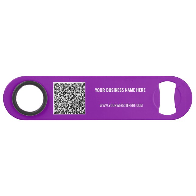 Code QR personnalisé avec texte personnalisé Bar K (Dos Horizontal)