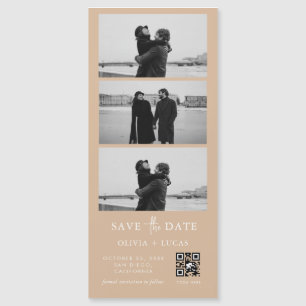 Code QR personnalisé Bande photo Mariage magnétiqu