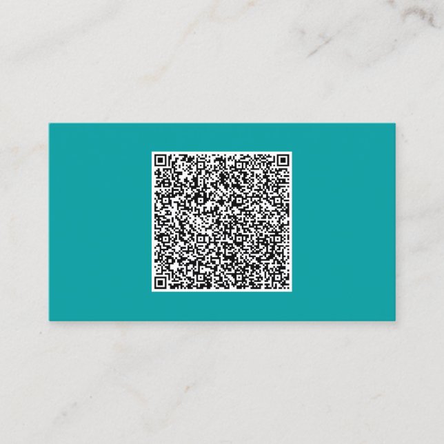 Code QR personnalisé Carte de visite votre propre  (Devant)
