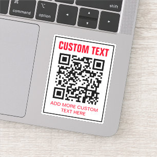 Code QR personnalisé et Sticker de texte