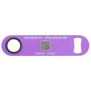 Code QR personnalisé et texte - Choisissez la coul